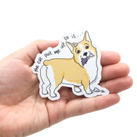 Persnickety Pets: The Persnickety Pets - Tucker sticker in hand