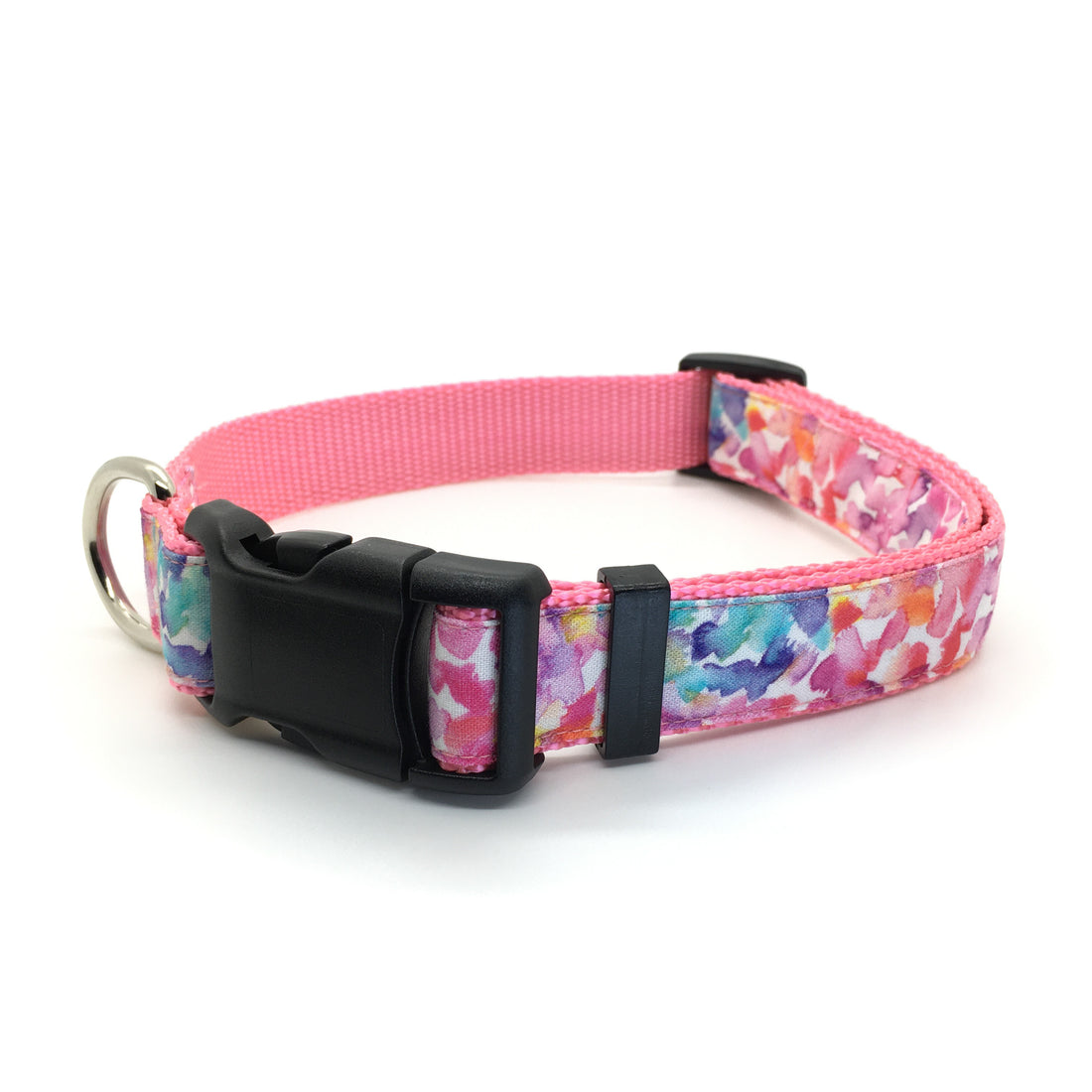 Persnickety Pets: Watercolor splash classic dog collar