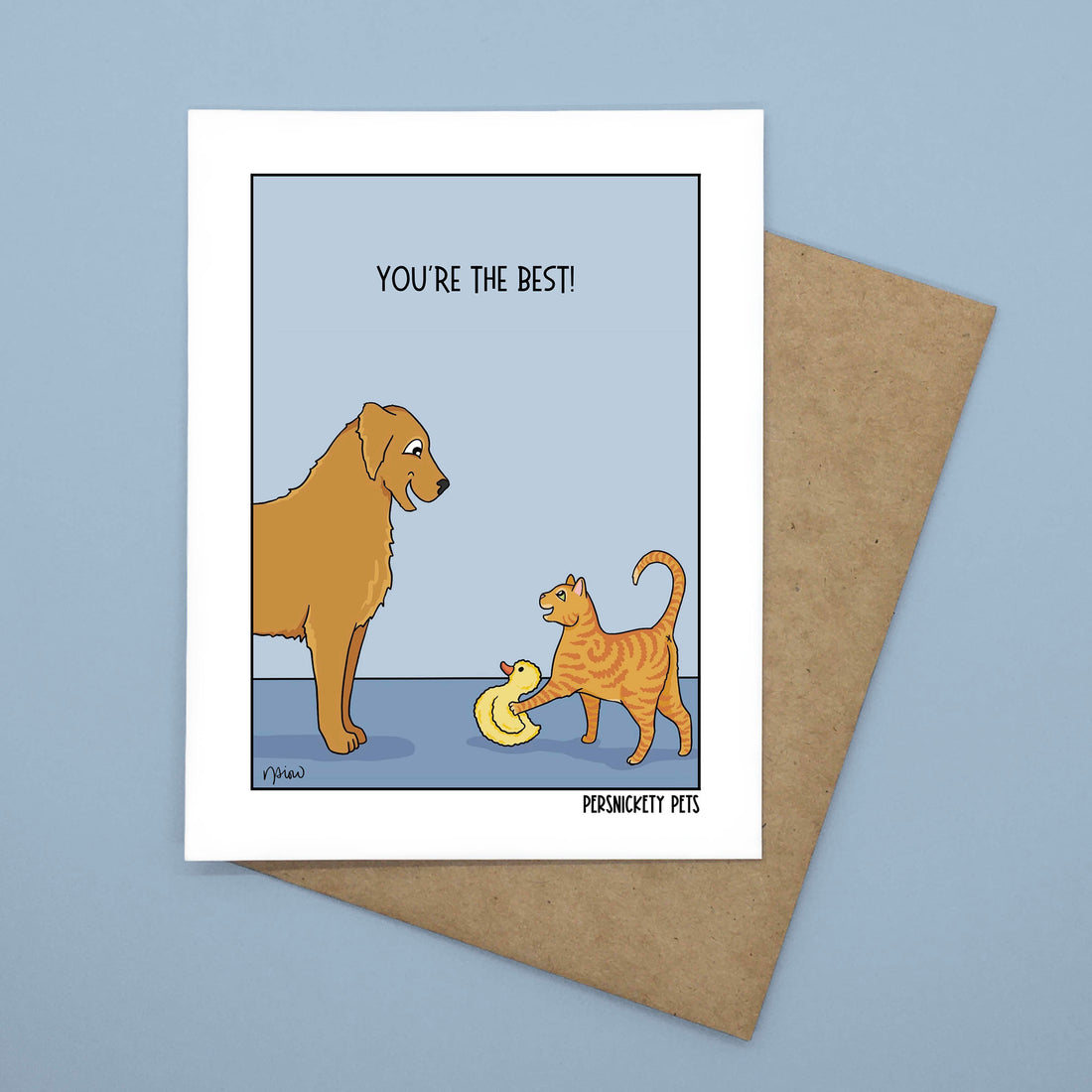 Persnickety Pets: You’re the best notecard front